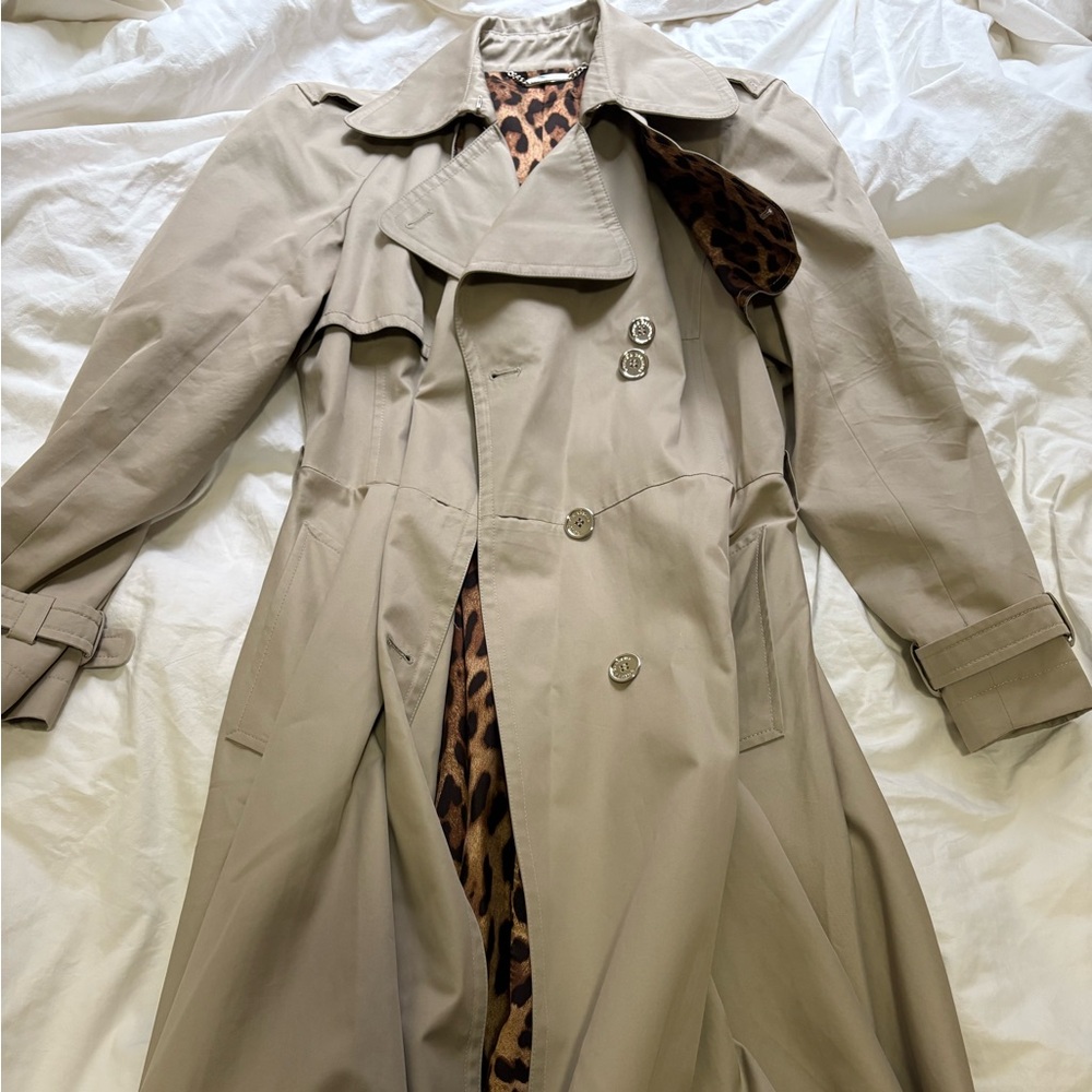 vintage dolce & gabanna trench coat